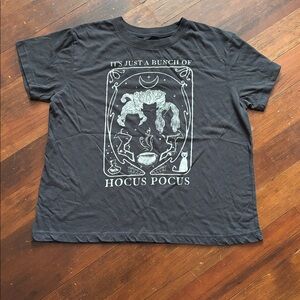 Disney Gray Hocus Pocus Graphic T-Shirt Size Large
